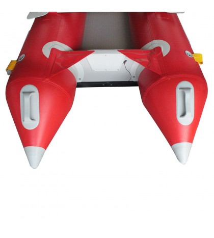 BRIS 14.1Ft Inflatable Kayak Fishing Tender Inflatable Pontoon Boat Canoe