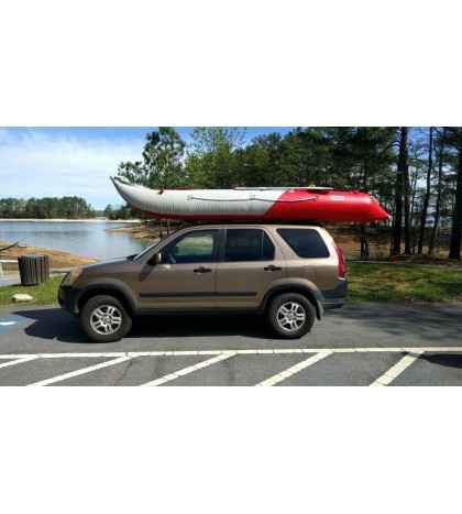 BRIS 14.1Ft Inflatable Kayak Fishing Tender Inflatable Pontoon Boat Canoe