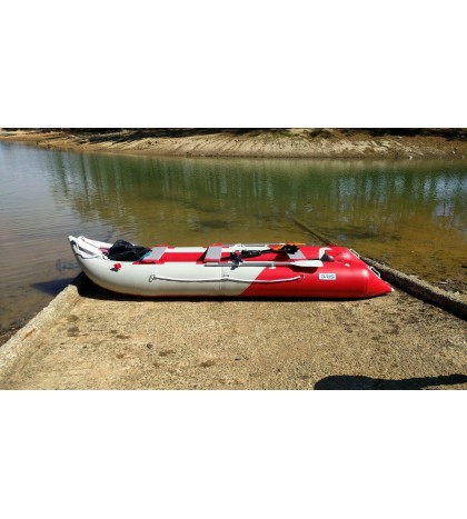 BRIS 14.1Ft Inflatable Kayak Fishing Tender Inflatable Pontoon Boat Canoe