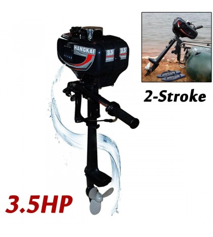 2 Stroke 3.5HP Fishing Boat Engine Motor CDI System Petrol Power Outboard Engine