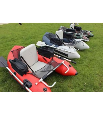 Inflatable Commercial Grade 0.7mm PVC Floating Fishing Wader Belly Boat Raft NEW