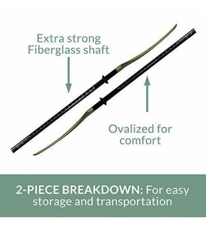 Angler Classic 2-Piece Snap-Button Fishing Kayak Paddle