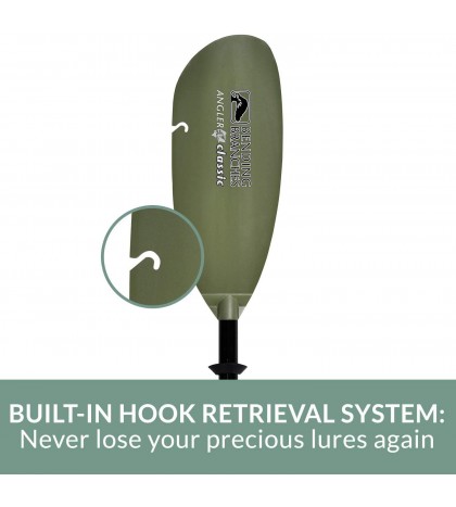 Angler Classic 2-Piece Snap-Button Fishing Kayak Paddle