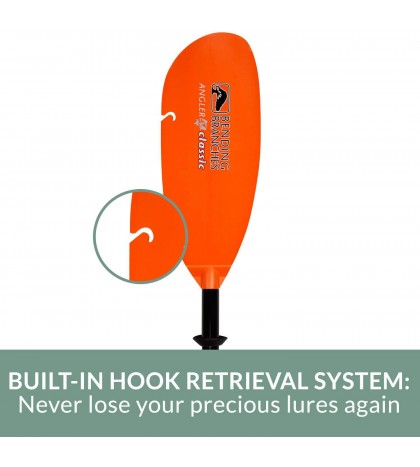 Angler Classic 2-Piece Snap-Button Fishing Kayak Paddle