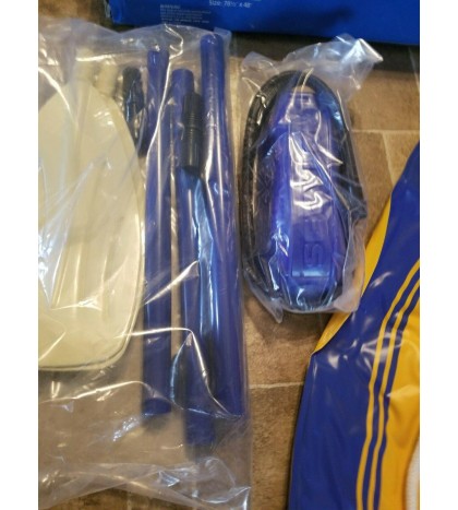 Sevylor 2 person inflatable boat kk54 & pump & oars max 360 lbs outdoors new