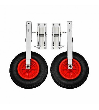 Inflatable Boat Transom Launch Wheels - Fits Any transom Boat!