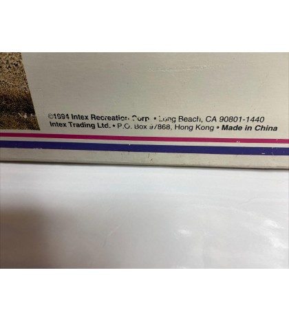 1994 INTEX The Wet Set Club 200 Inflatable Boat 3 Air Chambers 78x46 2 Person