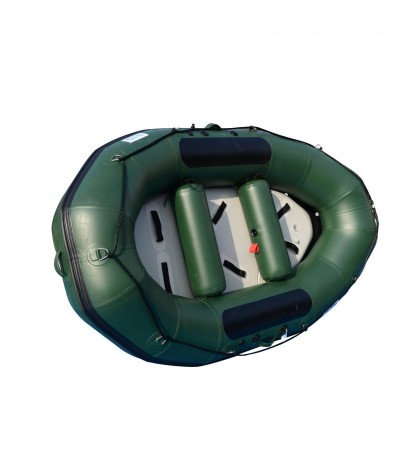 BRIS 9.8ft Inflatable White Water River Raft 2 Person Self Bailing Raft Dinghy