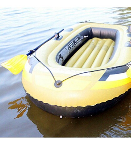 5X(1 Pair 114cm Plastic Kayak Canoe Paddle Water Boat Rafting Oar Paddle Easy