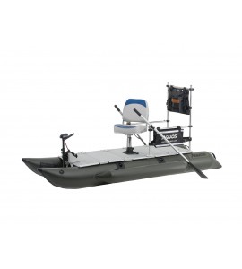 AQUOS New 10.2ft Pontoon Boat&Guardbar&Seat&BowMount 20lbs motor for Fishing AQUOS New 10.2ft Pontoon Boat&Guardbar&Seat&BowMount 20lbs motor for Fishing