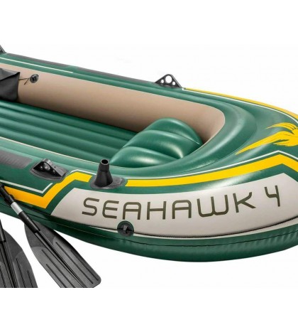 Intex 68351NP - Inflatable Boat Seahawk 4 With Oars 138 3/16x57 1/8x18 7/8in