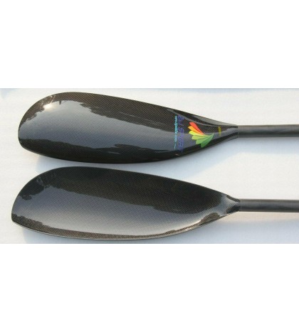 ZJ SPORT Carbon Fiber Kayak Paddle In Epic Medium Wing Blade Paddle Oval shaft