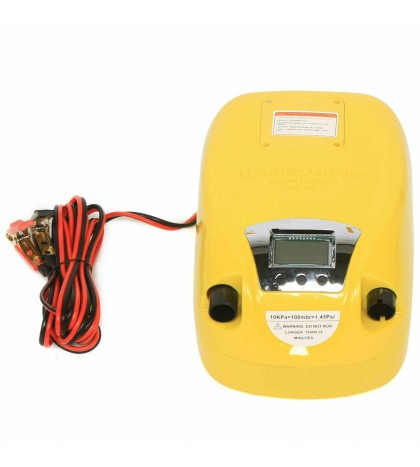 LCD Rubber inflatable boat high pressure electric air pump 80KPA 12V DC GP80D