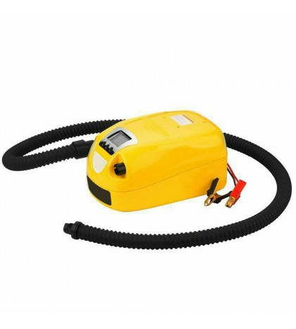 LCD Rubber inflatable boat high pressure electric air pump 80KPA 12V DC GP80D