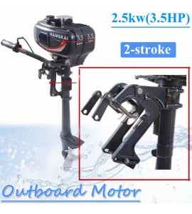 2 Stroke Heavy Duty Outboard Motor Boat Strong Engine w/CDI Ignition System US