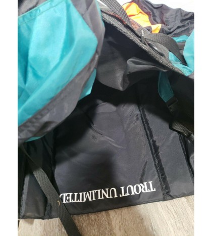 Trout Unlimited Fishing Boat Inflatable Raft With Storage New open box