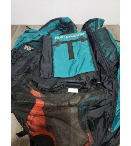 Trout Unlimited Fishing Boat Inflatable Raft With Storage New open box