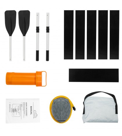 New 7.5ft Inflatable Water Sports Tender Rafting Fishing Dinghy Boat Grey White