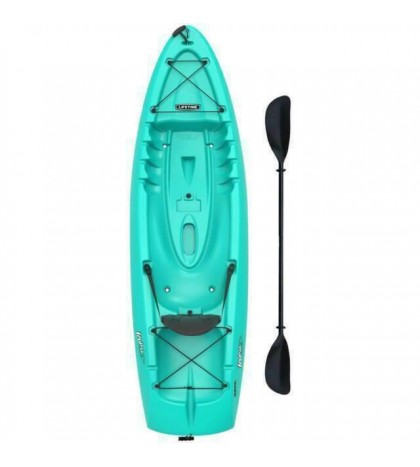 Lifetime Daylite 8ft Sit-on-top Kayak green all Wheather Deep Camping Fishing