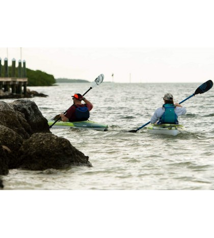 Vesta Kayak Paddle | Aluminum Shaft with Nylon Reinforced Blades | Lightweight,