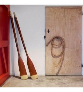 Handmade Wooden Oar Decorative Canoe Rowing Boat Paddle