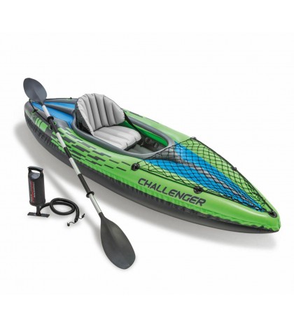 One Person Inflatable Kayak Raft Boat With Oar Hand Pump Fishing Canoe New