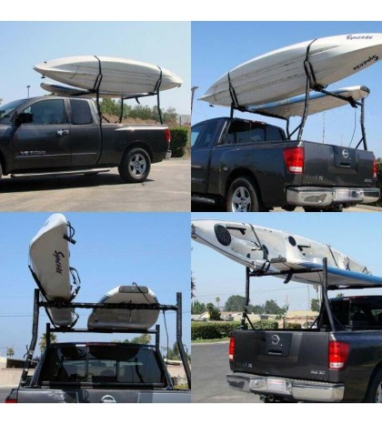 6 Pairs Kayak Carrier Boat Ski Surf Snowboard Roof Mount Car Cross J-Bar Rack