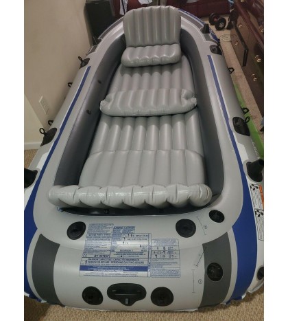 Intex 68325EP Excursion 5 Person Boat Set.Use 1 time only.