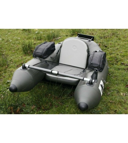 Inflatable 0.7mm PVC Floating Fishing Wader Belly Boat Raft W/ Motor Board NEW