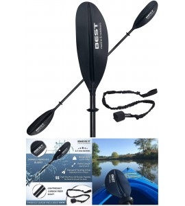 Kayak Paddle Accessories. Carbon Fiber Shaft And Reinforced Fiber Strong Special