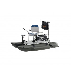 AQUOS New 7.5ft Pontoon Boat&Guardbar&Seat&BowMount 20lbs motor for Fishing AQUOS New 7.5ft Pontoon Boat&Guardbar&Seat&BowMount 20lbs motor for Fishing