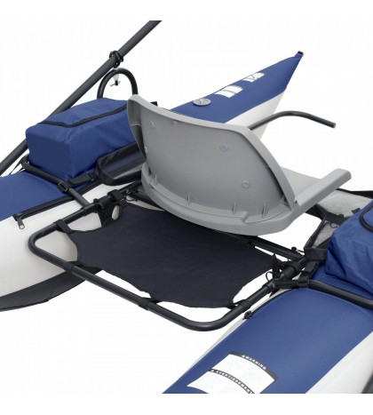 New Classic Accessories Roanoke 1-Person Fishing Pontoon Boat - Blue