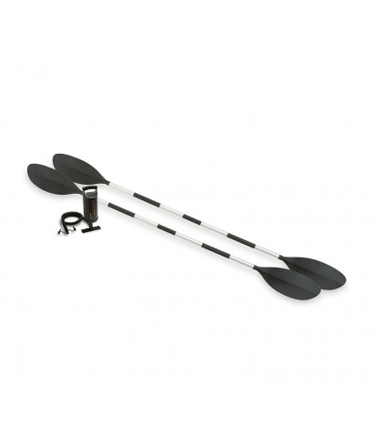 Intex Explorer Inflatable Kayak 2-Person with Air Pump and Life Jacket (2 Pack)