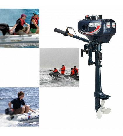 3.5/4/6.5/6.5/7hp Outboard Motor 2/4-Stroke Inflatable Fishing Boat Engine motor