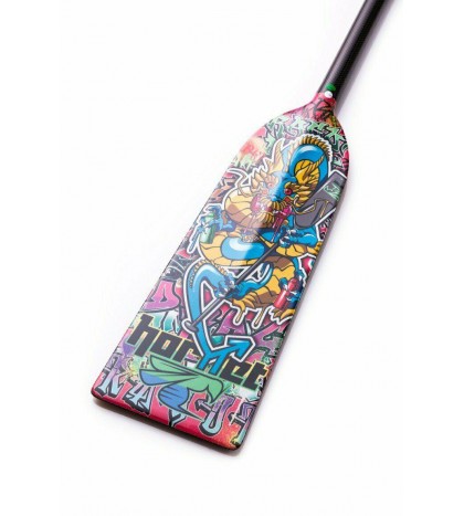 Graffiti Dragon Hornet STING G8 Dragon Boat Paddle IDBF Approved in Fixed or Adj
