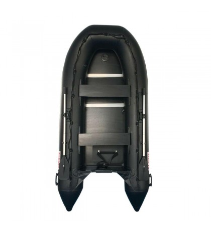 3 4 Person Inflatable Fishing Boat Rafting Black Blow Up Boat Oars Set Storage