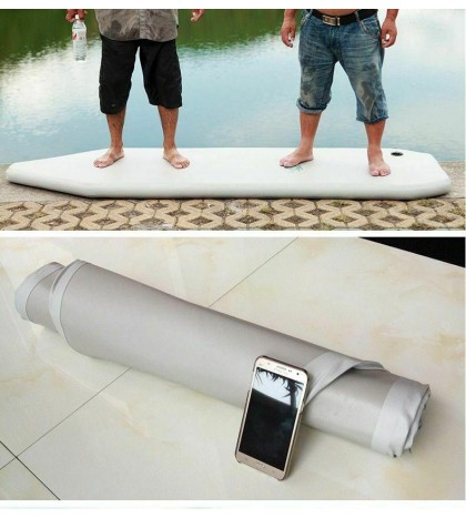 Inflatable Deck Drop Foldable Boat Bottom Air Deck 157-276cm Wear Resistant PVC