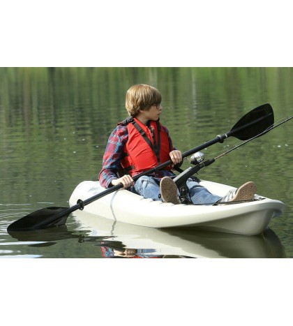 8' Fishing Kayak Hydros Angler 8' Flat Bottom Sit On Top 225 lb Capacity