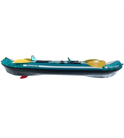 Sevylor Inflatable Madison Kit Kayak 2 Seater Canoe Recreational Kayak Tour Set