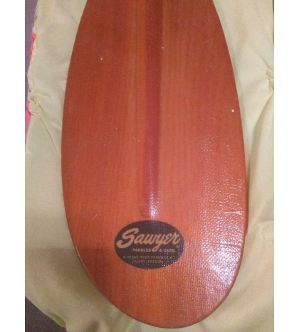 Old Vintage Sawyer Rogue River Parkway Talent Oregon Label Kayak Paddle Boat Oar