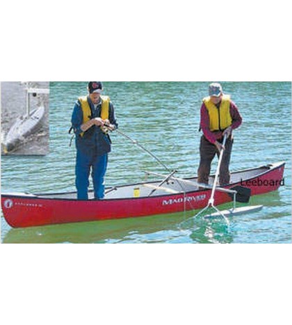 Canoe Stabilizer.  Helps Prevent Tipping.  Streamlined.  Clamps on. Kayaks too!