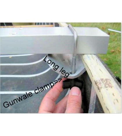 Canoe Stabilizer.  Helps Prevent Tipping.  Streamlined.  Clamps on. Kayaks too!