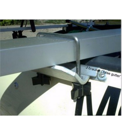 Canoe Motor Mount, Aluminum, Heavy Duty, with 
