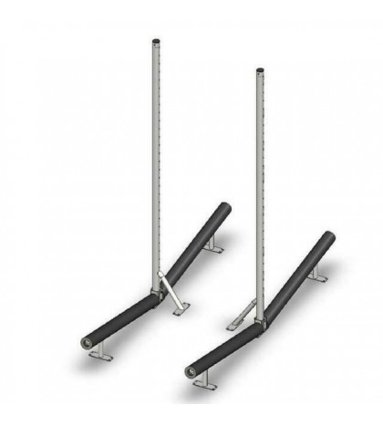 Magma Products R10-1002-64 Two-Sided Floor Dock Mounted Kayak/SUP Storage System