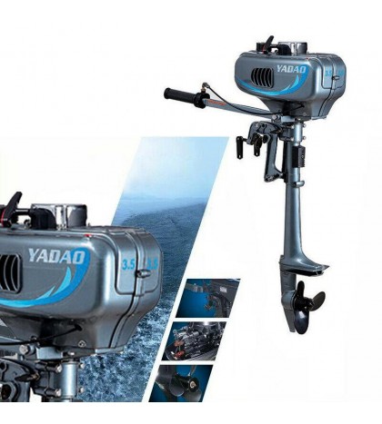 2/4-Stroke 3.5/6.5/18 HP Outboard Motor Fish Boat Trolling Engine Water Cooling