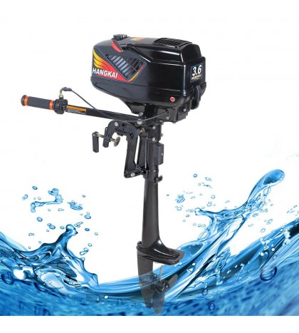 2/4-Stroke 3.5/6.5/18 HP Outboard Motor Fish Boat Trolling Engine Water Cooling