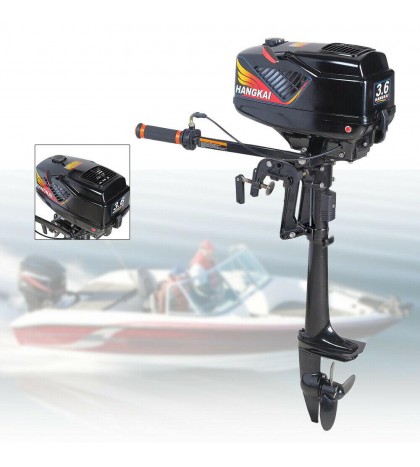 2/4-Stroke 3.5/6.5/18 HP Outboard Motor Fish Boat Trolling Engine Water Cooling