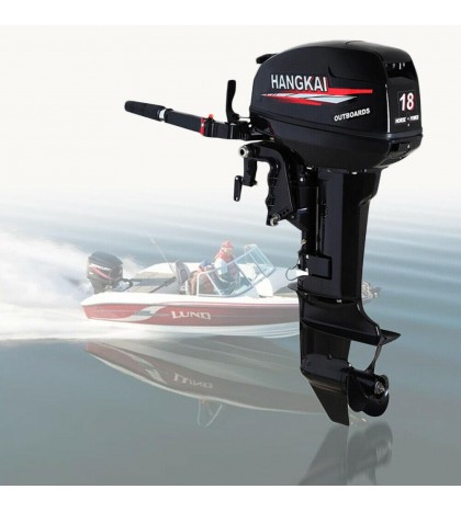 2/4-Stroke 3.5/6.5/18 HP Outboard Motor Fish Boat Trolling Engine Water Cooling