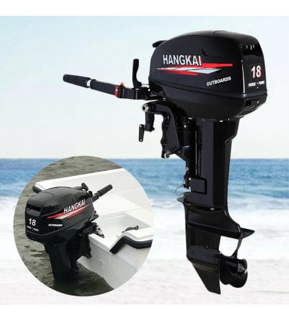 2/4-Stroke 3.5/6.5/18 HP Outboard Motor Fish Boat Trolling Engine Water Cooling
