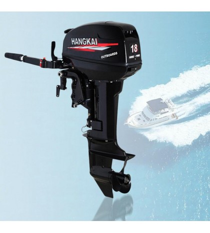 2/4-Stroke 3.5/6.5/18 HP Outboard Motor Fish Boat Trolling Engine Water Cooling
